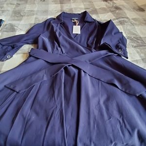 Blue retro dress. New with tags. Pockets